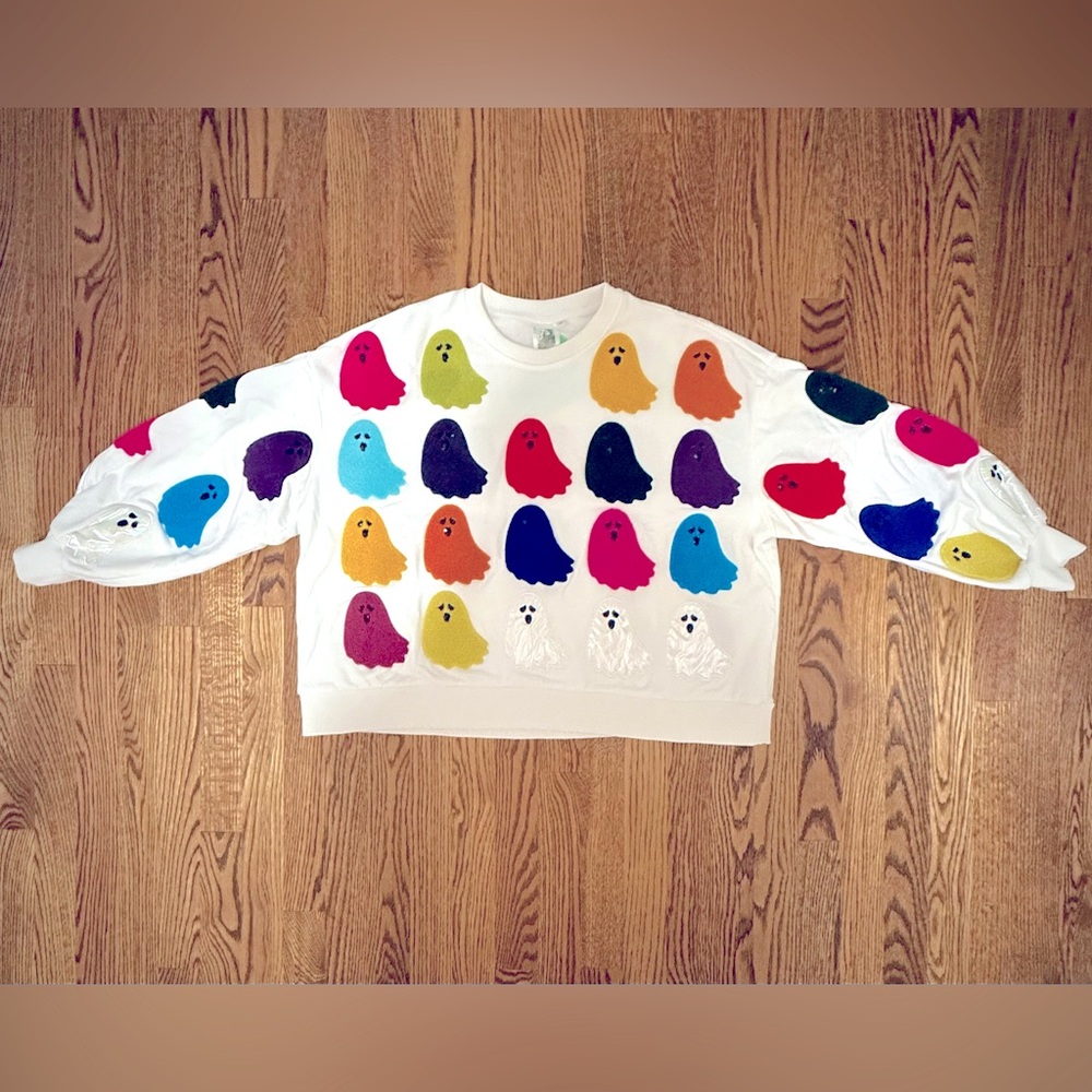 Queen of Sparkle ghosts sweatshirt